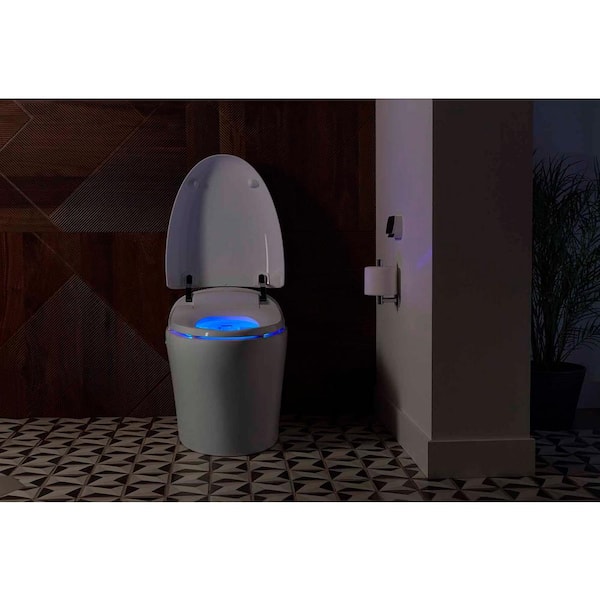 KOHLER Karing Intelligent Smart Toilet with Built-In Bidet and Auto Open - White