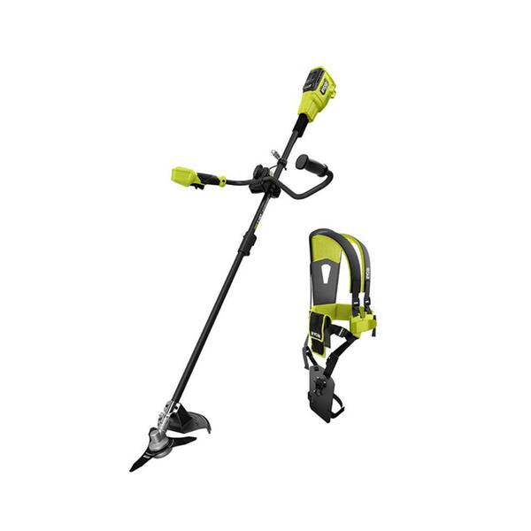 RYOBI ONE HP 18V Brushless Bike Handle Brush Cutter Tool Only PBLBC01B The Home Depot