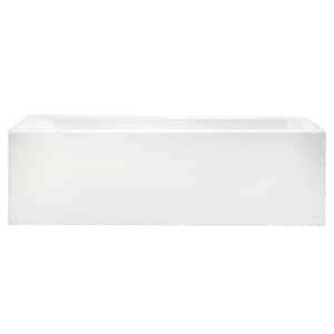 STERLING STORE+ 5 ft. Right-Hand Drain Rectangular Alcove Bathtub with Wall  Set and 12-Piece Accessory Set in White 71171720-0-12 - The Home Depot