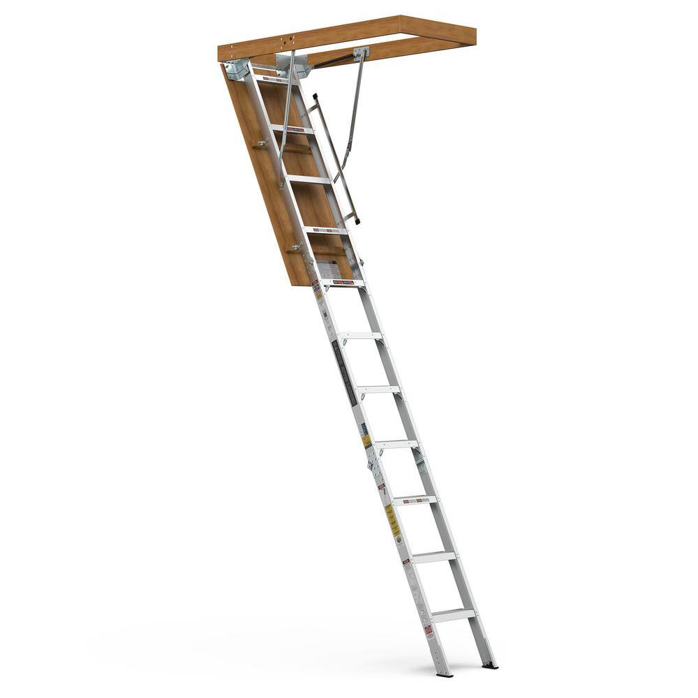 Aluminum Aesthetic Attic Ladder - 47in x 23.5in
