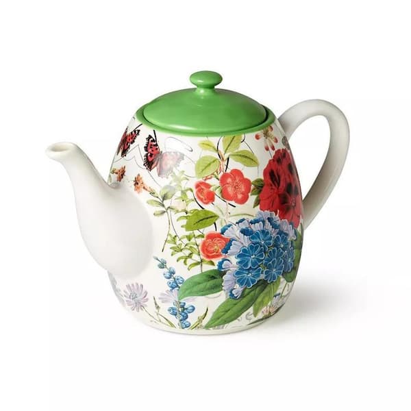 4.5-Cup Ceramic Greenhouse Teapot