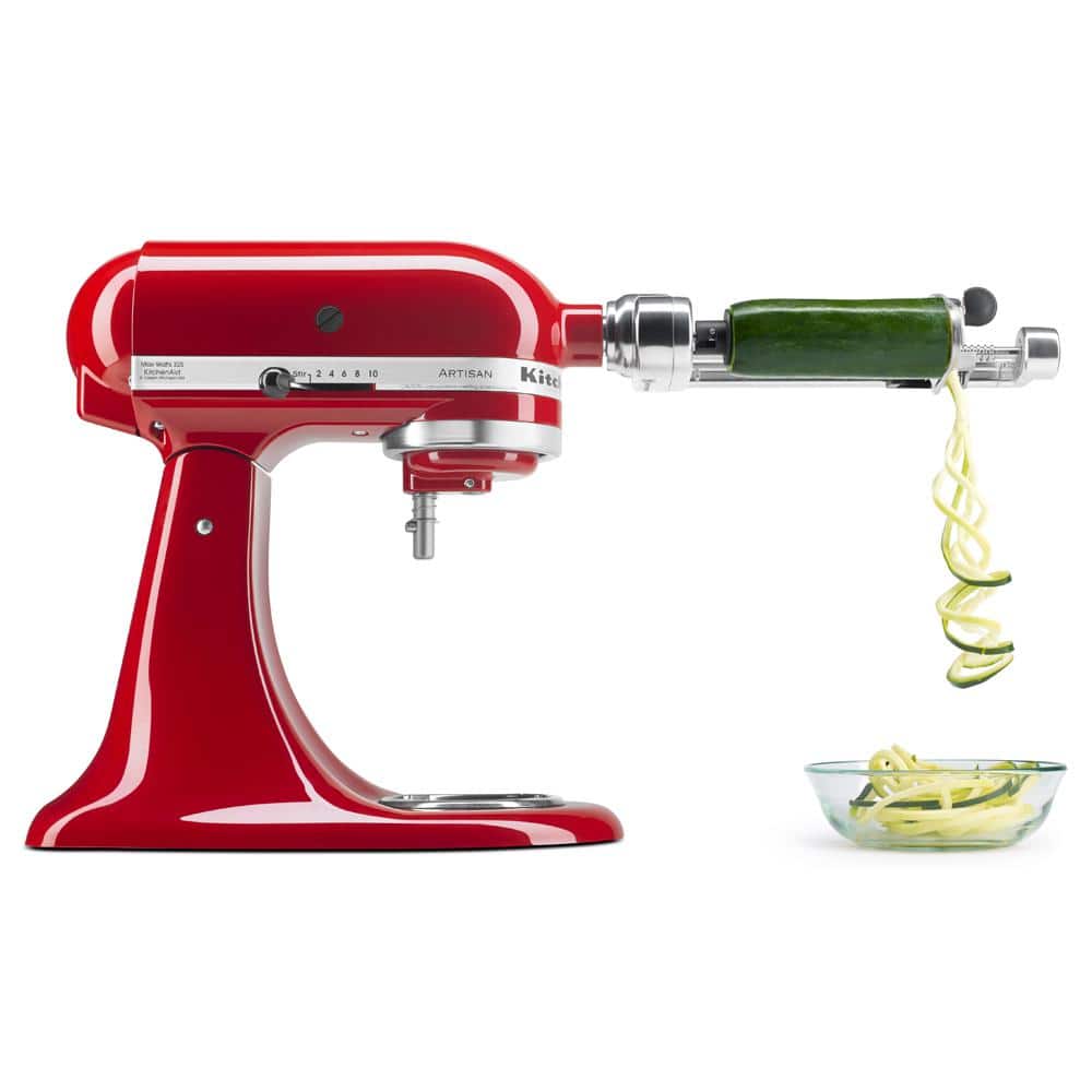 KitchenAid Stainless Steel Spiralizer Attachment for The Home Depot