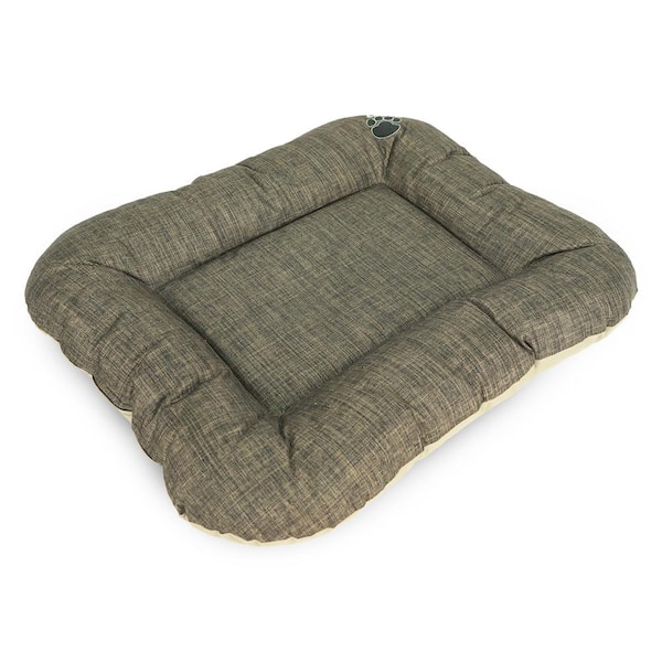 SUSSEXHOME Sage Waterproof Dog Pillow for Medium Dogs - Tear-Resistant Washable Dog Bed