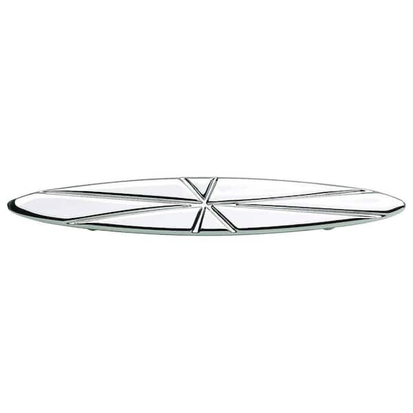 Atlas Homewares Modernist Collection 5 in. Polished Chrome Oval Center-to-Center Pull