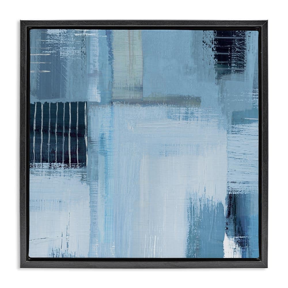 Crosshatched Woven Abstract by Susan Jill Black Floater Frame Abstract Graphic Art Print 25 in. x 25 in. price history on PriceWatchPro