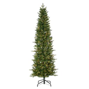 7.5 ft. Artificial Natural Cut Narrow Saginaw Spruce Christmas Tree