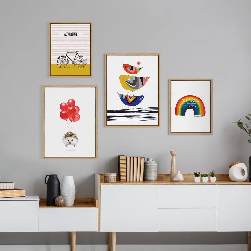 Whimsical Animal and Adventure Canvas Art Set