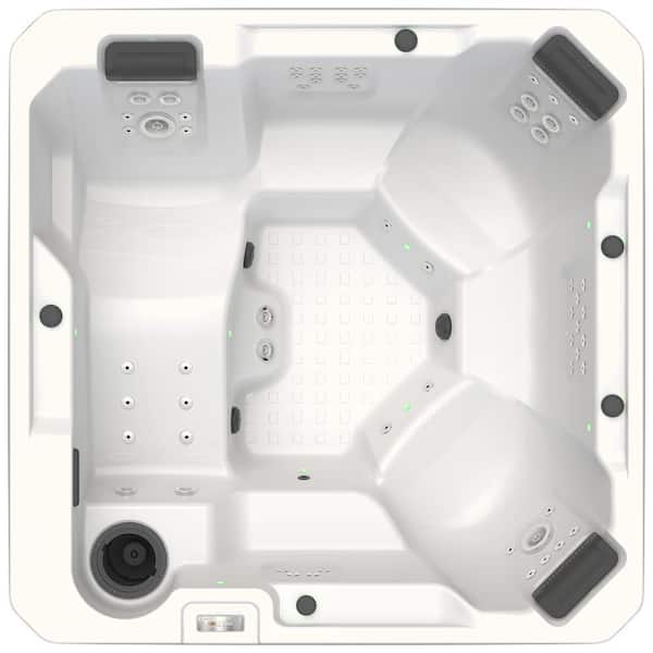 Lifesmart Palmetto 6-Person 72-Jet 230V Acrylic Hot Tub with Lounge Seating