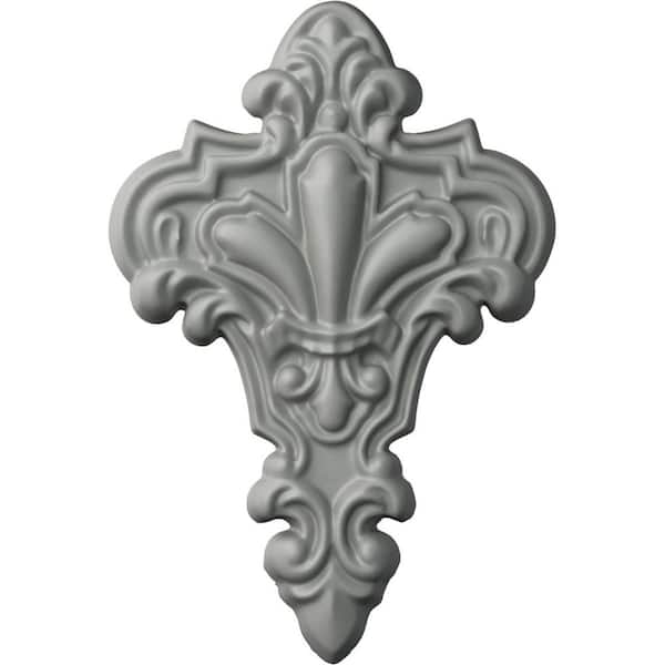 Ekena Millwork 5/8 in. x 4-1/8 in. x 6-1/8 in. Polyurethane Griffin Onlay