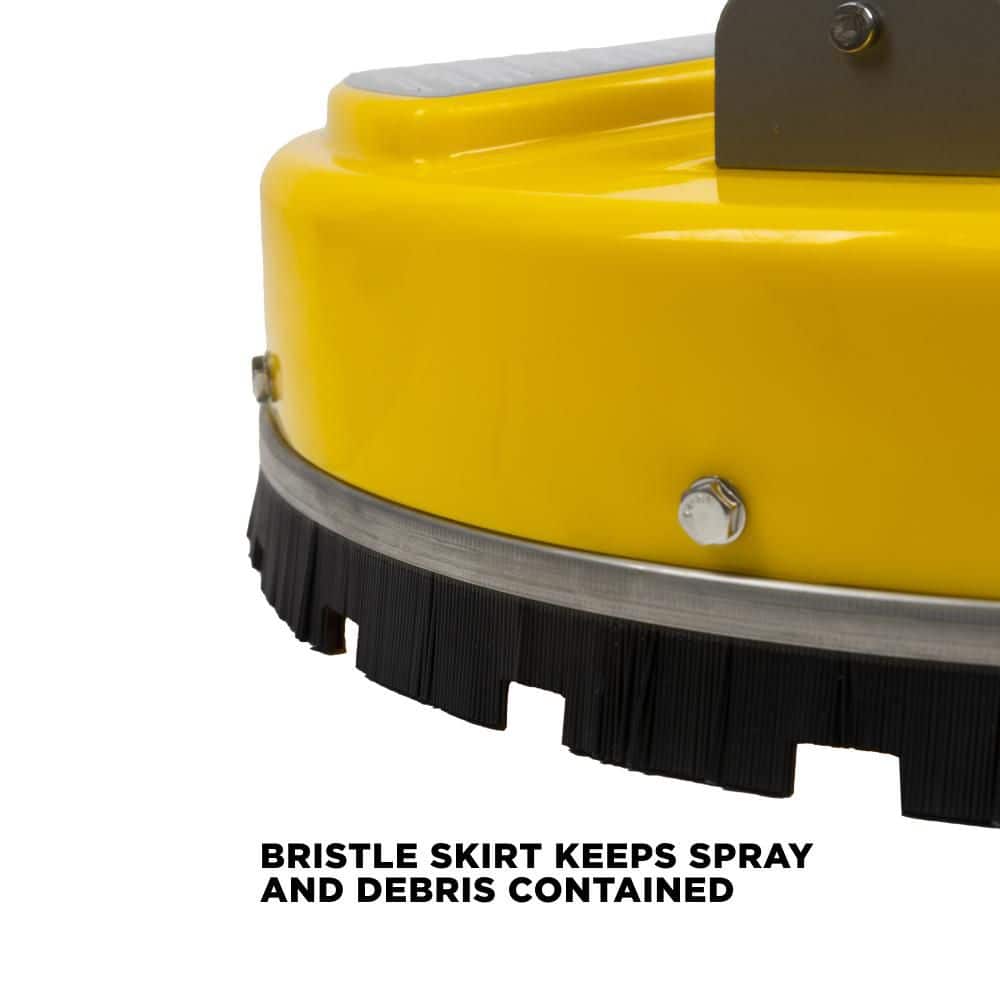 Yellow 16" Surface Cleaner with Ergonomic Handles