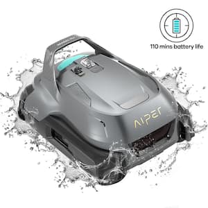 SG Plus Cordless Robotic Pool Vacuum for Above Ground Pools Up to 40 ft. in Length with 68 GPM Suction Power