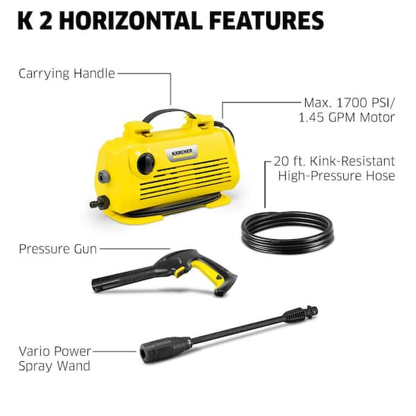 KARCHER K 2 クラシック YELLOW Amazon.com : Kärcher K2 High-pressure Washer, yellow : Patio