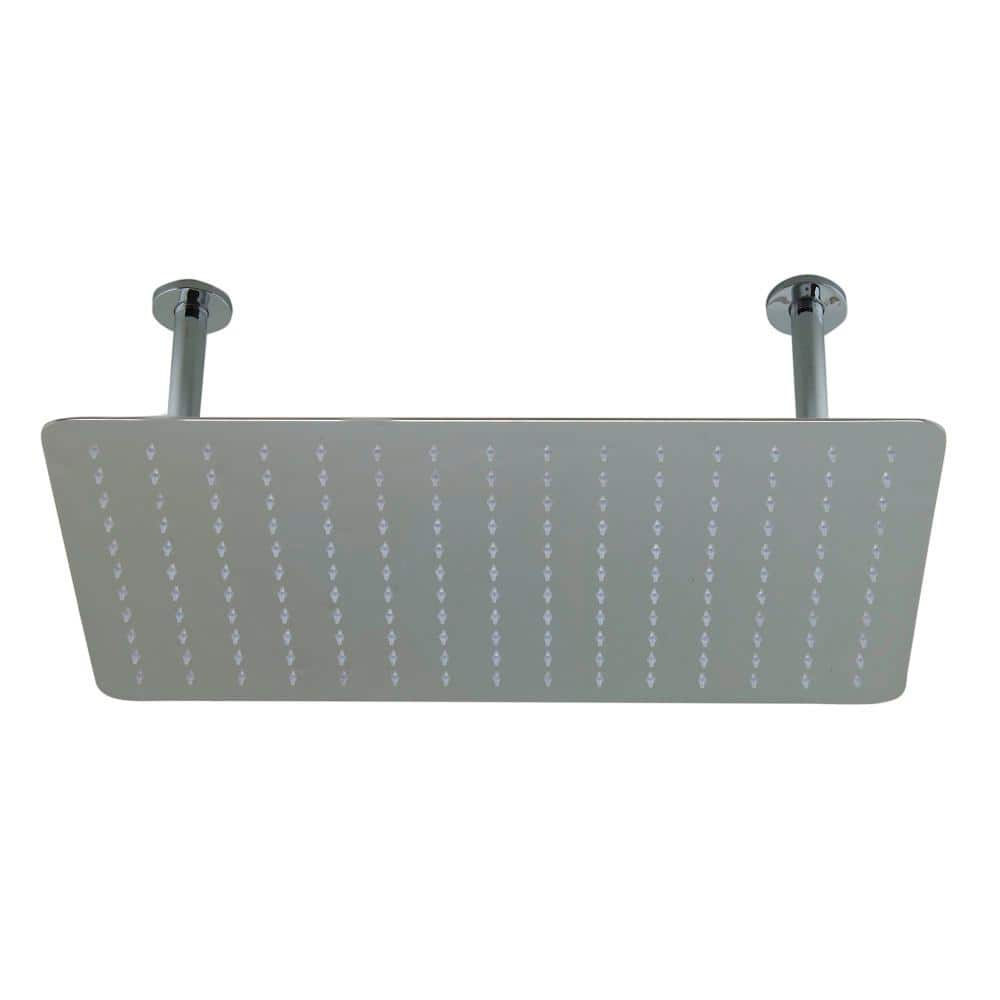 Ultra Thin 20-Inch Polished Stainless Steel Rain Shower Head