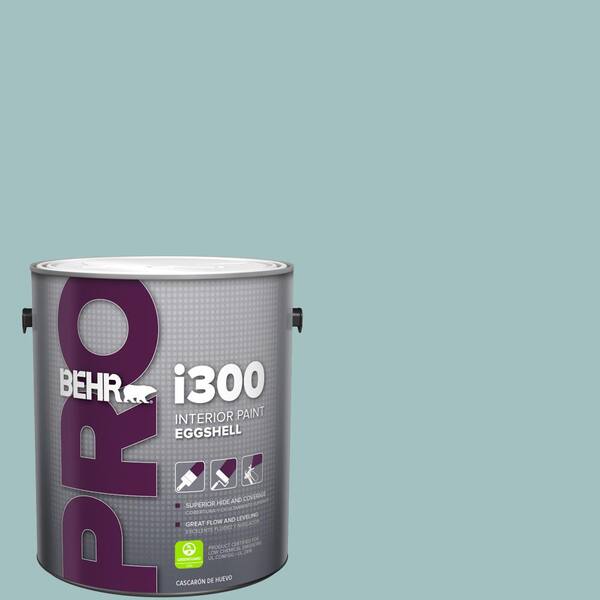 BEHR PRO 1 gal. #S440-3 Aspiring Blue Eggshell Interior Paint