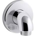 Purist Stillness Wall-Mount Supply Elbow with Check Valve in Polished Chrome