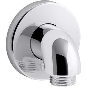 Purist/Stillness Wall-Mount Supply Elbow with Check Valve in Polished Chrome