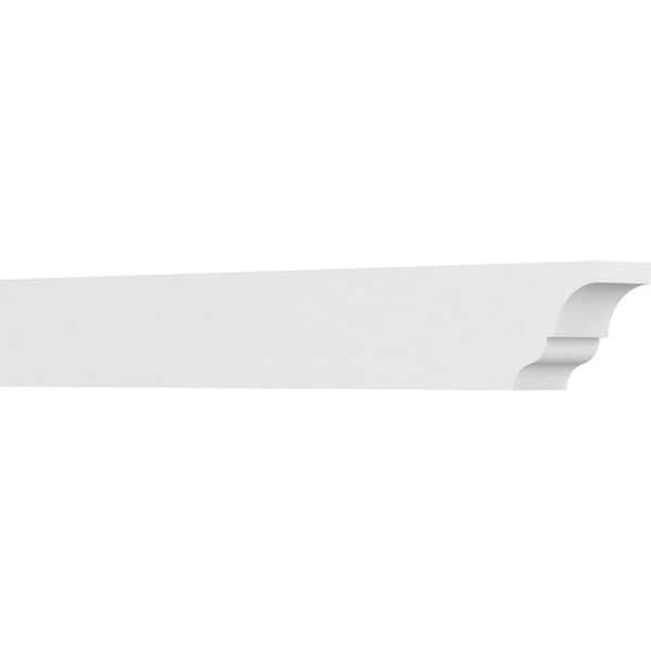 Ekena Millwork 4 in. x 6 in. x 42 in. Asheboro PVC Rafter Tail Brace