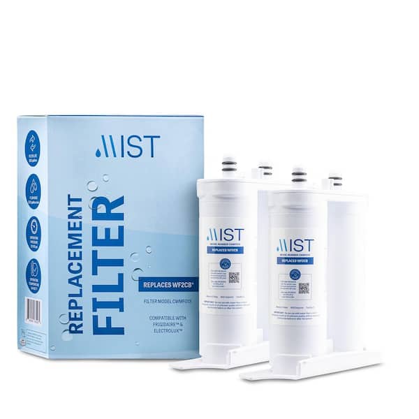 Mist Replacement Refrigerator Water Filter For Frigidaire WF2CB, PureSource2, FC100, 9916, 469916 (2-Pack)