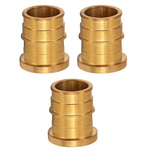 3/8 in. 90-Degree PEX A Expansion Pex Plug End Cap, Lead Free Brass for Use in Pex A-Tubing (Pack of 3)