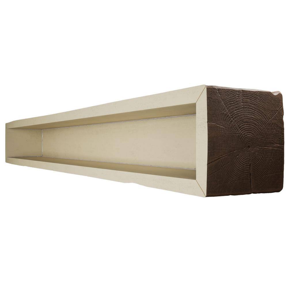 Riverwood Aged Faux Wood 8-Foot U-Shaped Ceiling Beam