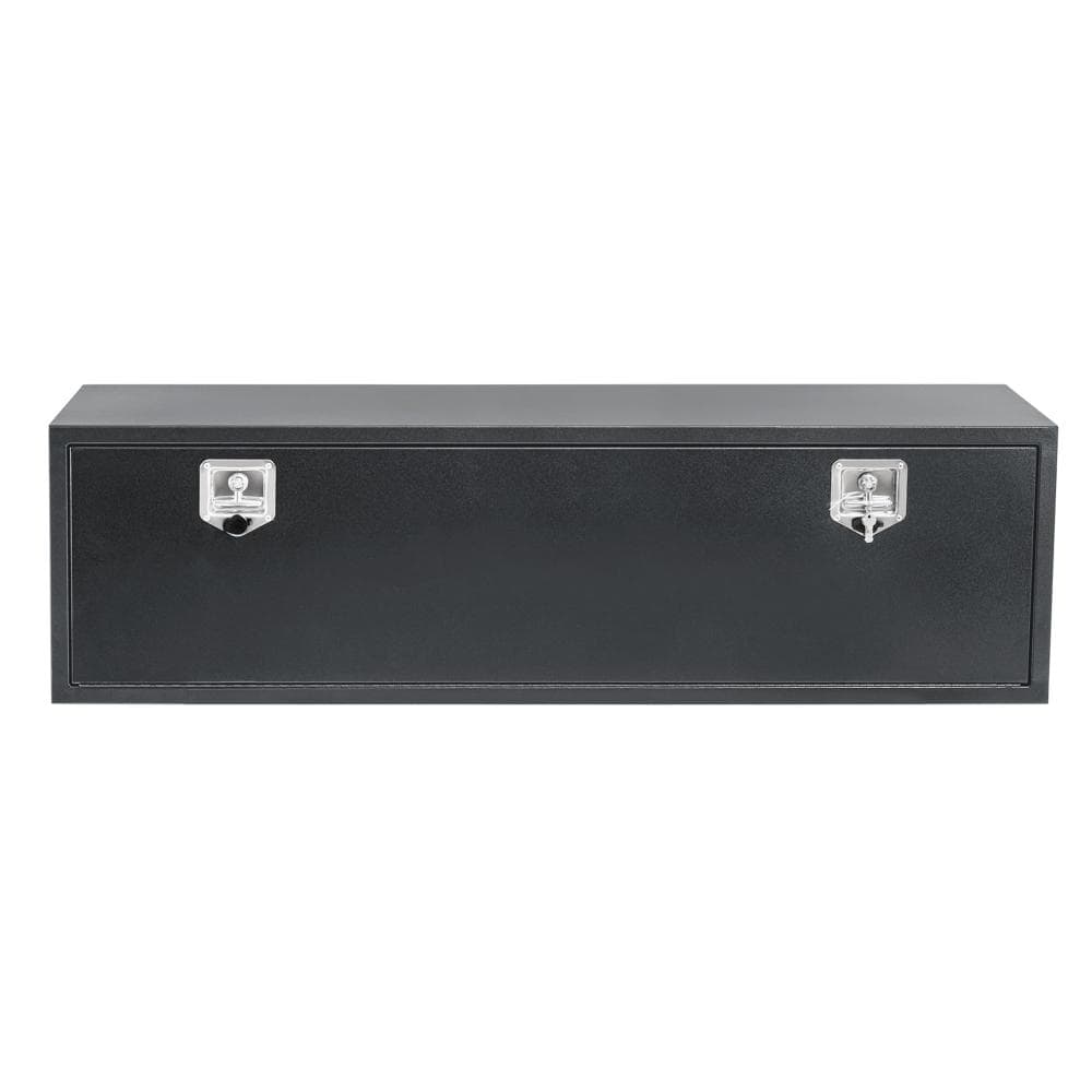 Black Steel Underbody Truck Tool Box T Handle Lock 60 x 16 x 13 inches Storage for Truck RV Trailer price history on PriceWatchPro