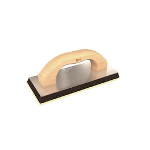 4 in. x 9 in. Grout Float with Wood Handle