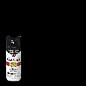 12 oz. Custom Spray 5-in-1 Gloss Black Spray Paint