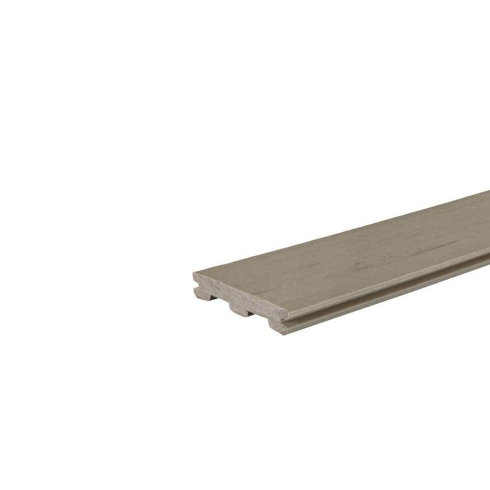 Composite Terrain+ 1-in x 6-in x 1-ft Grooved Weathered Oak Composite Sample (Actual: .94-in x 5.36-in x 1-ft ) price history on PriceWatchPro