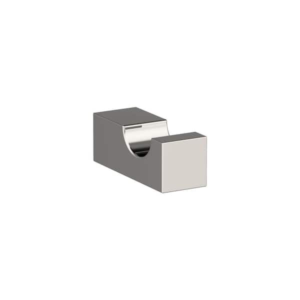 Amerock Monument Contemporary Knob Robe Hook in Polished Nickel