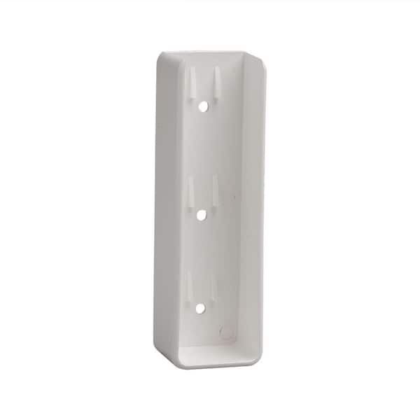 Ply Gem White Vinyl Fence Saddle Bracket