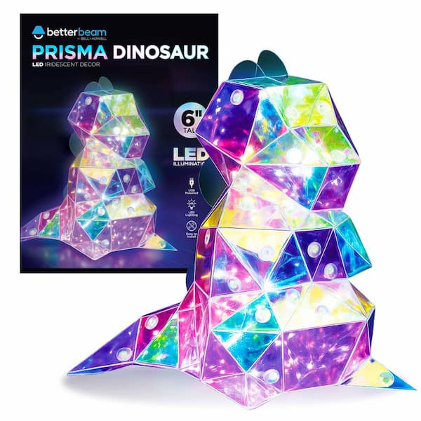 BETTERBEAM Prisma Multicolor Integrated LED Dinosaur Night Light