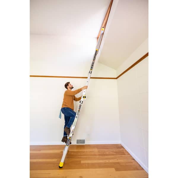 Gorilla Ladders - 22 ft. Reach Aluminum Multi-Position Ladder w/ Project Bucket, Tool Hangers, 300 lbs. Load Capacity, Type 1A Duty Rating