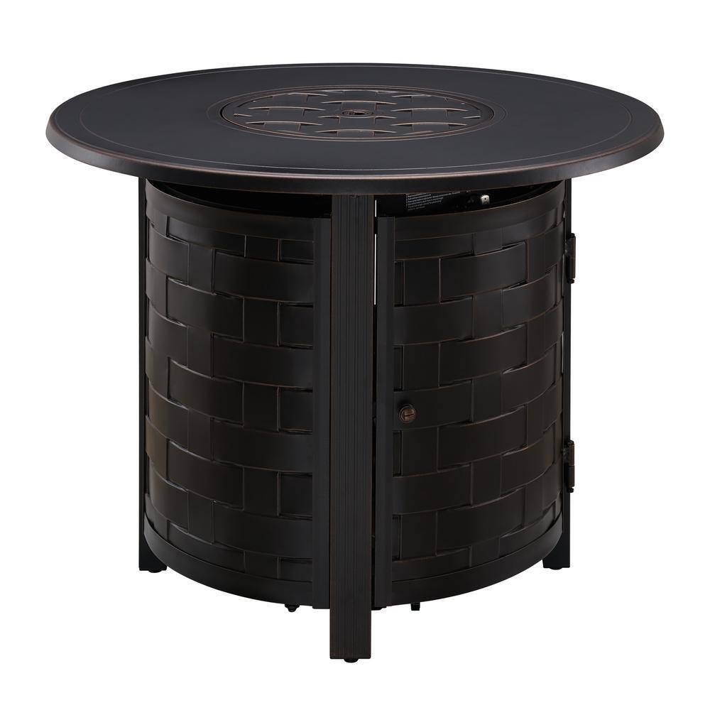 Hendricks 34 in. W x 34 in. L Outdoor Propane Fire Pit