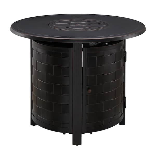 Fire Sense Columbia 34 in. W x 34 in. L Outdoor Propane Fire Pit