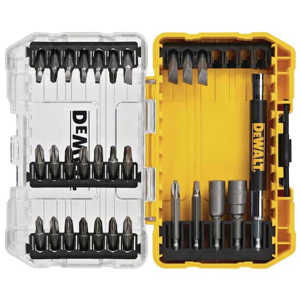 Black & Decker Screwdriver Nutdriver Drill Bit Set 46 Pc w/ Case