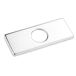 6.1 in. Stainless Steel Escutcheon Plate in Chrome