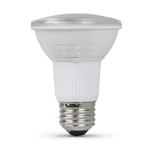 50-Watt Equivalent PAR20 Dimmable CEC Title 24 Adjustable Beam Angle E26 Flood LED Light Bulb, Bright White 3000K