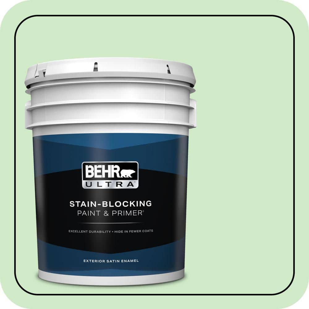 5 gal. #440A-3 Mint Frappe Satin Enamel Exterior Paint & Primer price history on PriceWatchPro