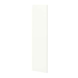 Shaker Full Overlay 24 in. W x 0.75 in. D x 96 in. H Tall Wood End Panel in Linen White