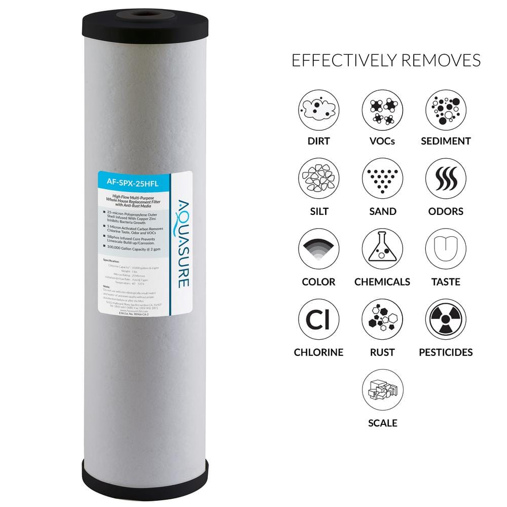 Aquasure Quantum Series Multi-Stage UV Water Filter Replacement Kit