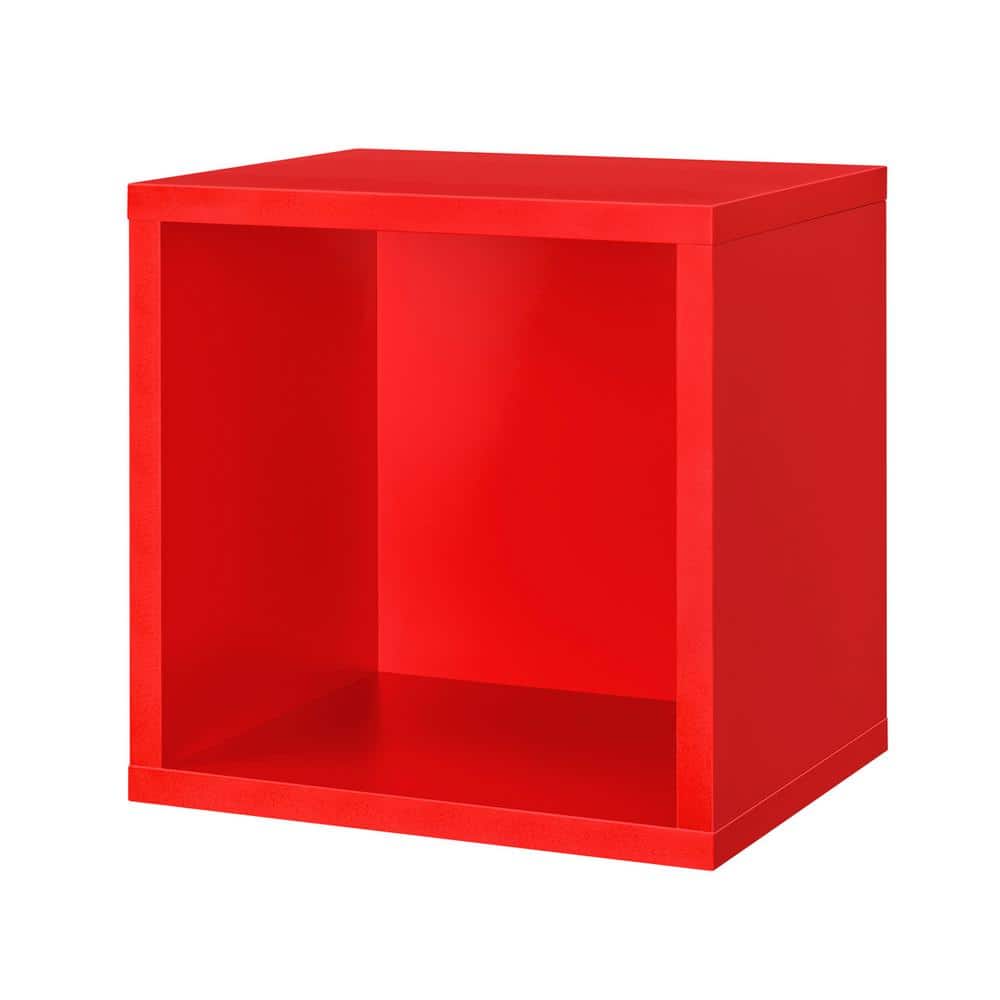 UPC 816658011233 product image for CLIC 14.8 in. x 14.8 in. x 12.8 in. Red MDF Floating Decorative Wall Shelf with  | upcitemdb.com