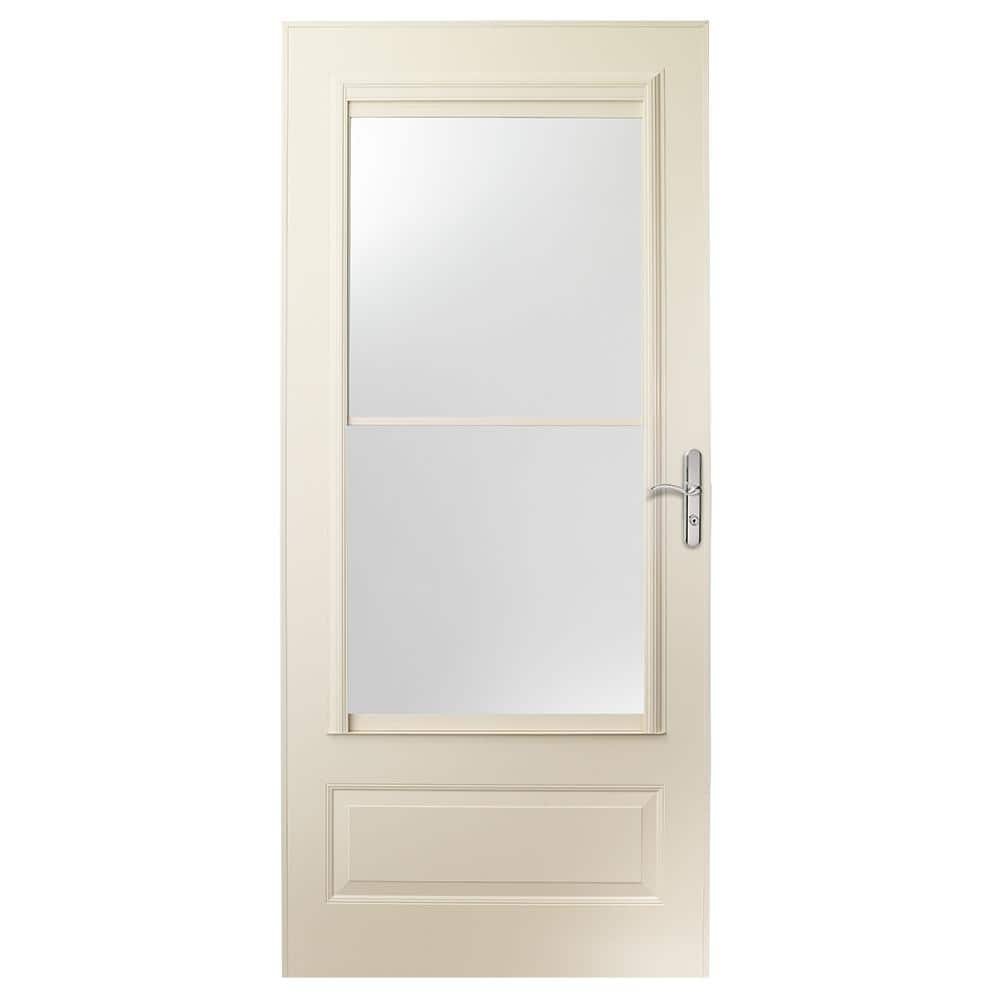 EMCO 32 in. x 80 in. 400 Series Almond Universal SelfStoring Aluminum