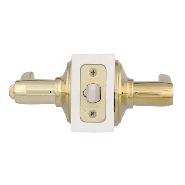 Schlage F40 FLA 608 Flair Lever Bed and Bath, Satin Brass, Door Levers -   Canada