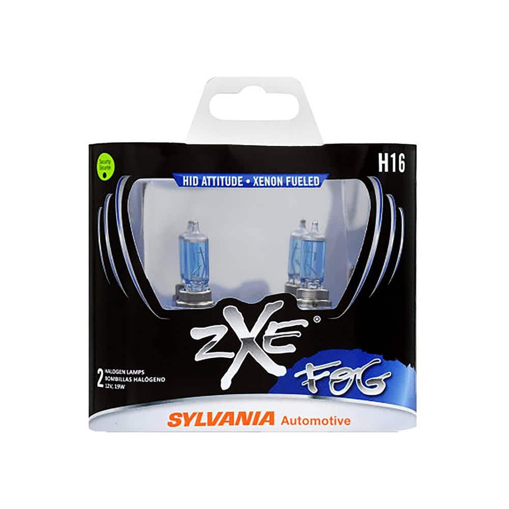 Sylvania H16SZ.BB2 SilverStar zXe H7 Halogen Fog Light Bulb, White (2 Pack)