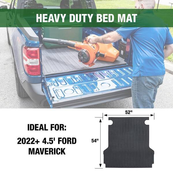 thumbnail image 2 of BDK Heavy Duty Rubber Truck Bed Liner Mat | Cargo Protector | Universal Fit 2 of 3