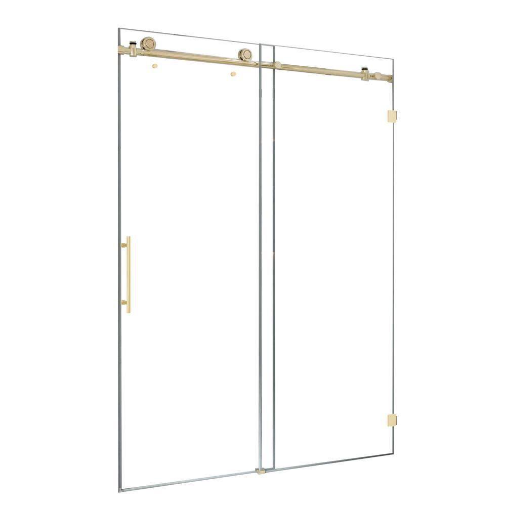 Mediterraneo 60 in. W x 77.38 in. H SemiFrameless Sliding Shower Door