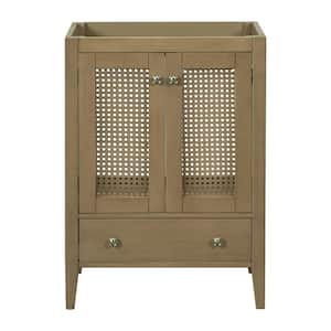 23.6 in. W x 17.9 in. D x 33 in. H Bath Vanity Cabinet without Top in Natural