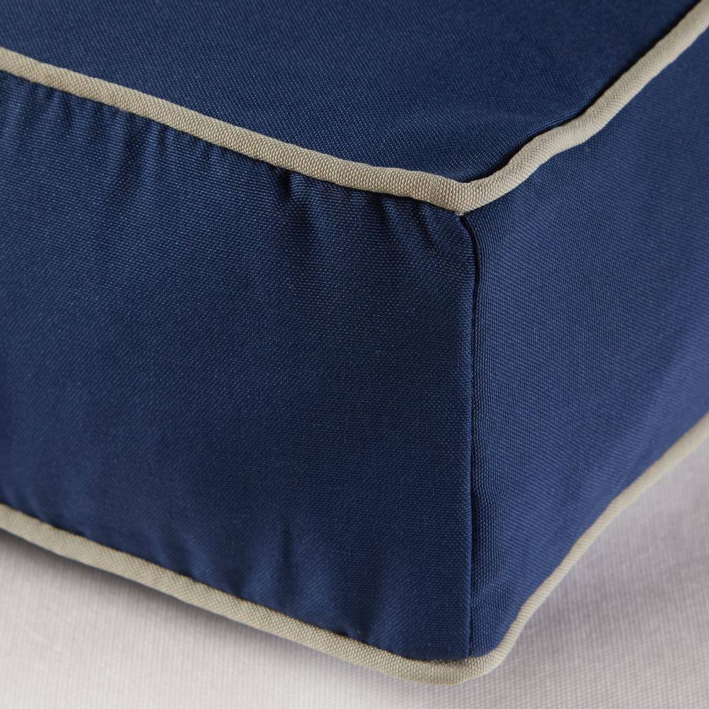 Extra Small Navy Outdoor Chew Resistant Dog Bed