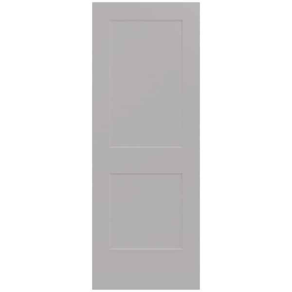 32 in. x 80 in. Monroe Driftwood Painted Smooth Solid Core Molded Composite MDF Interior Door Slab