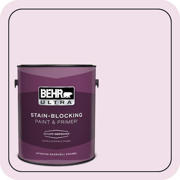BEHR ULTRA 1 gal. #M120-1 Pink Proposal Extra Durable Eggshell Enamel Interior Paint & Primer